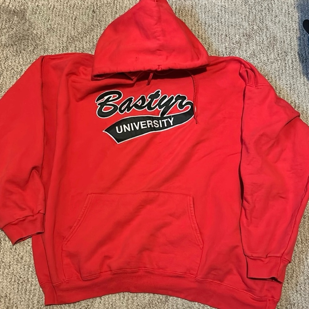 Vintage Red Hoodie